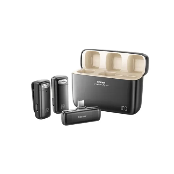 Remax K15 One to Two Wireless Microphone