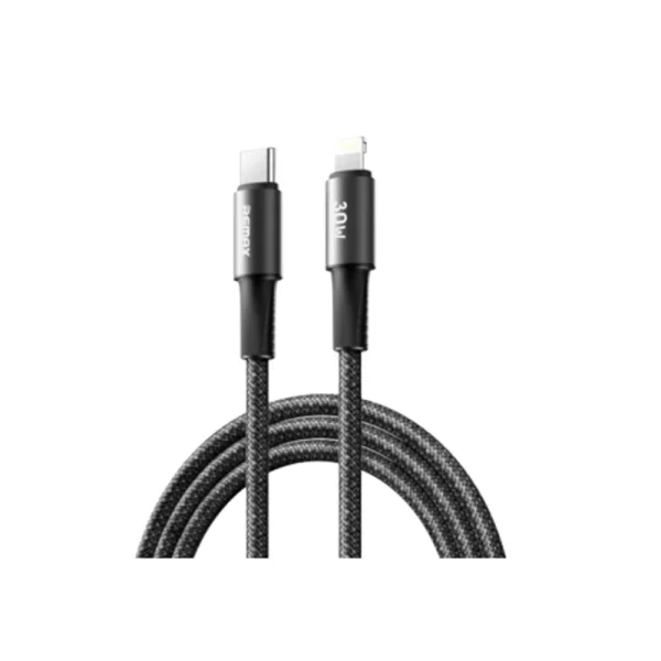 Remax C15 (30W Aluminum Alloy Data Type-C to Lightning Cable)