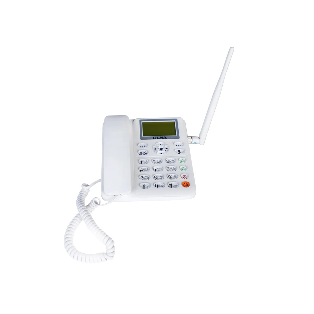 DNLA ZT868G Wireless Phone (GSM Dual SIM) (White)